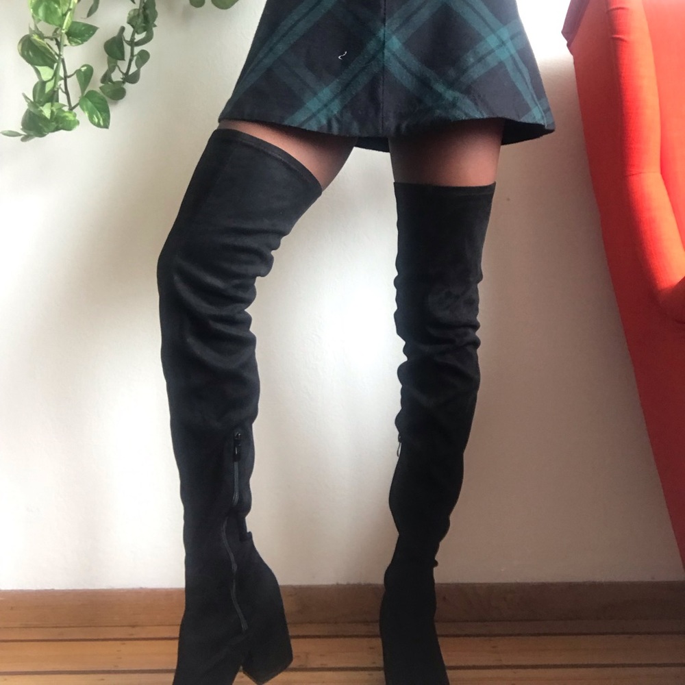 Thigh High Black Boots